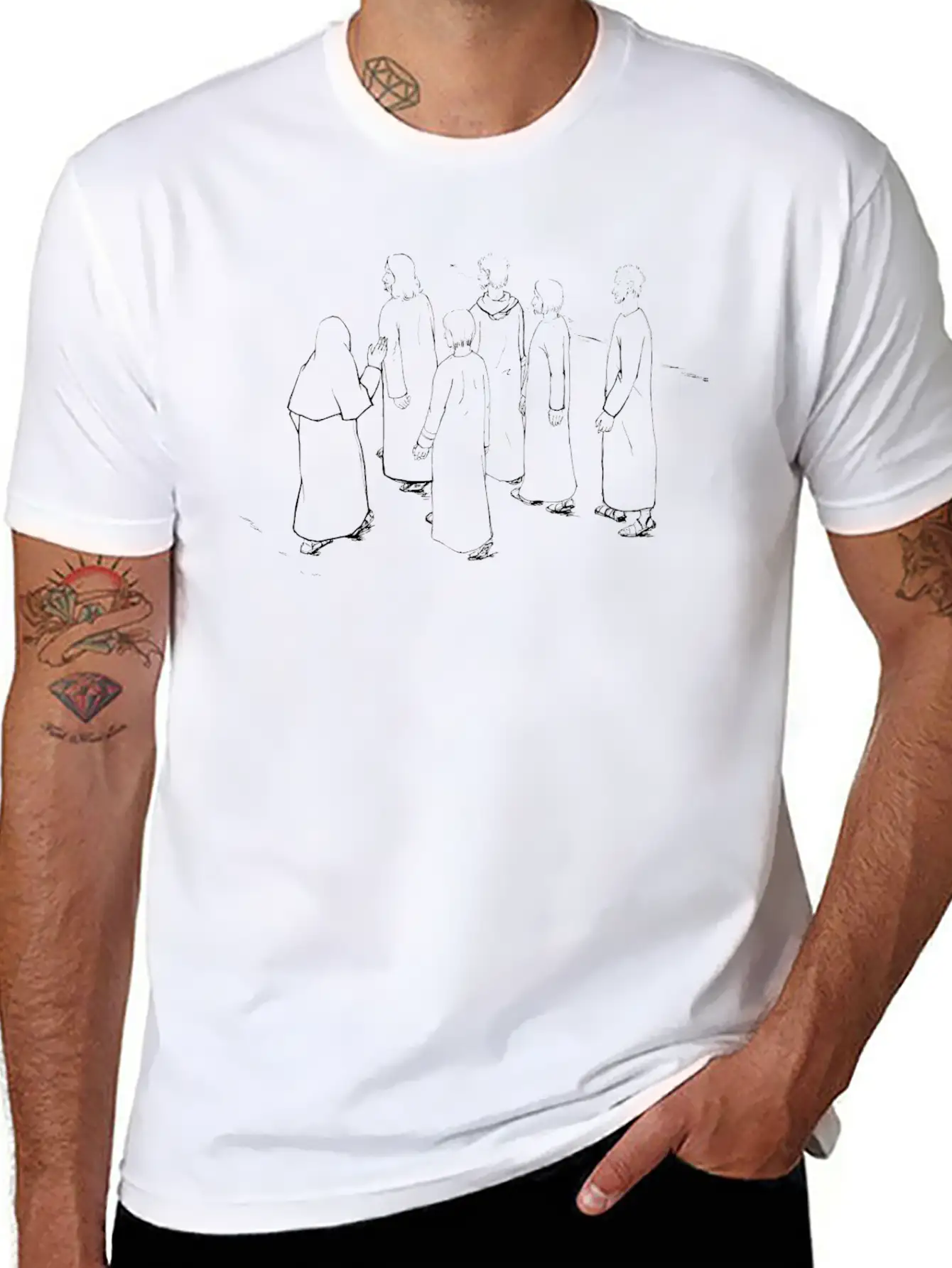 06 Mark 10:4652 04 Essential Cotton Tee For Daily Outfits – Unisex Style