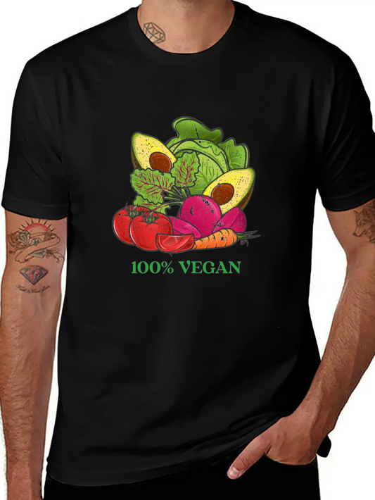 100 Vegan Vegan Vegan Food Essential Cotton Tee For Daily Outfits – Unisex Style