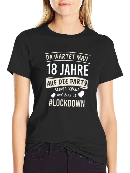 18 Years 18th Birthday Gift For Young Girls Essential Cotton Tee For Daily Outfits – Unisex Style